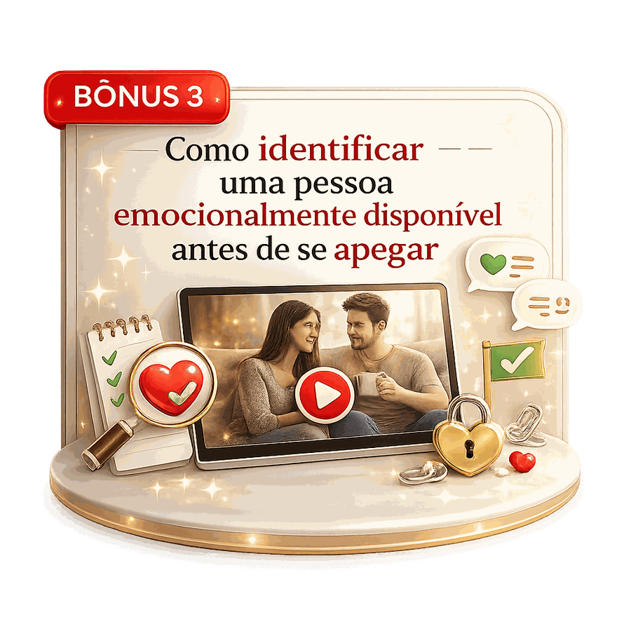 Bônus 3 — Disponibilidade emocional